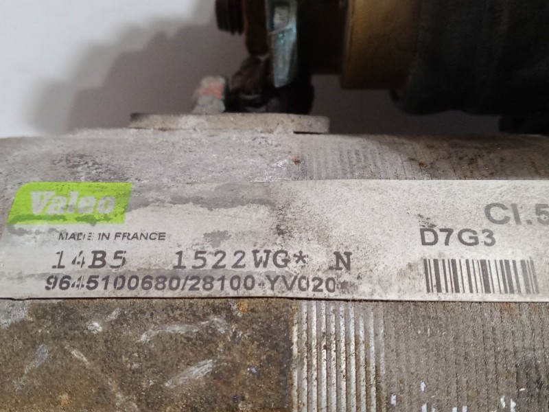 Recambio de motor arranque para peugeot 206 cc (2d) 1.6 hdi 110 referencia OEM IAM 9645100680  D7G3