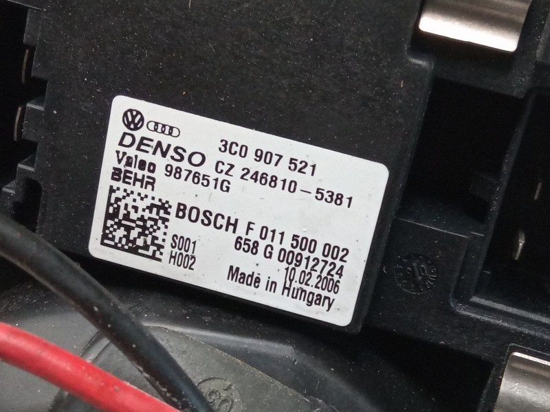 Recambio de motor calefaccion para volkswagen golf v (1k1) 1.9 tdi 4motion referencia OEM IAM 3C0907521  