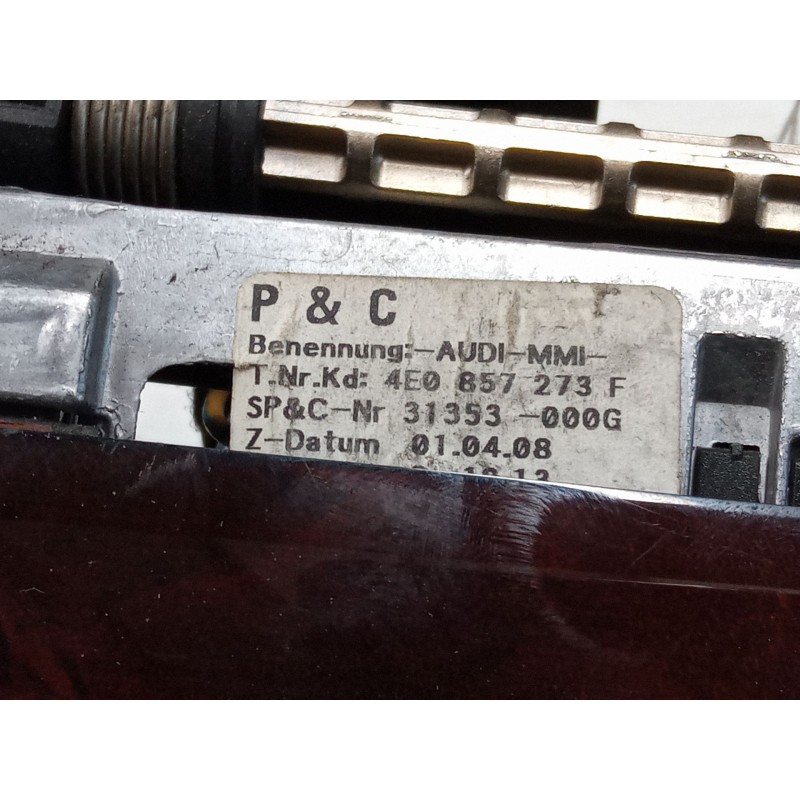 Recambio de pantalla multifuncion para audi a8 d3 (4e2, 4e8) 3.0 tdi quattro referencia OEM IAM 4E0857273F  