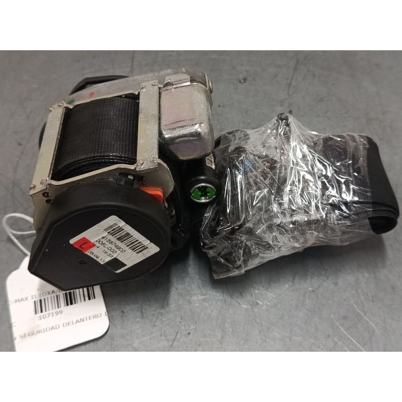 Recambio de cinturon seguridad delantero izquierdo para ford c-max ii (dxa/cb7, dxa/ceu) 1.6 ti referencia OEM IAM 615874900  