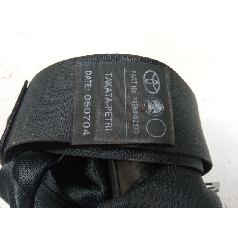 Recambio de cinturon seguridad trasero izquierdo para toyota corolla (_e12_) 2.0 d-4d (cde120r_, cde120l_) referencia OEM IAM 06