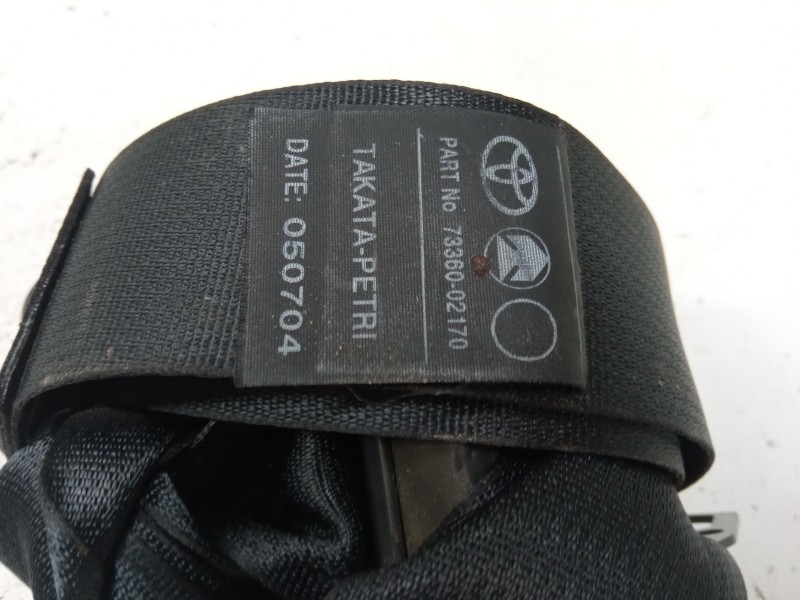 Recambio de cinturon seguridad trasero izquierdo para toyota corolla (_e12_) 2.0 d-4d (cde120r_, cde120l_) referencia OEM IAM 06