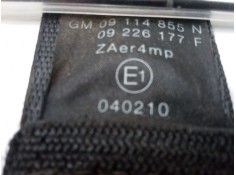 Recambio de cinturon seguridad delantero izquierdo para opel corsa c (x01) 1.2 (f08, f68) referencia OEM IAM    2