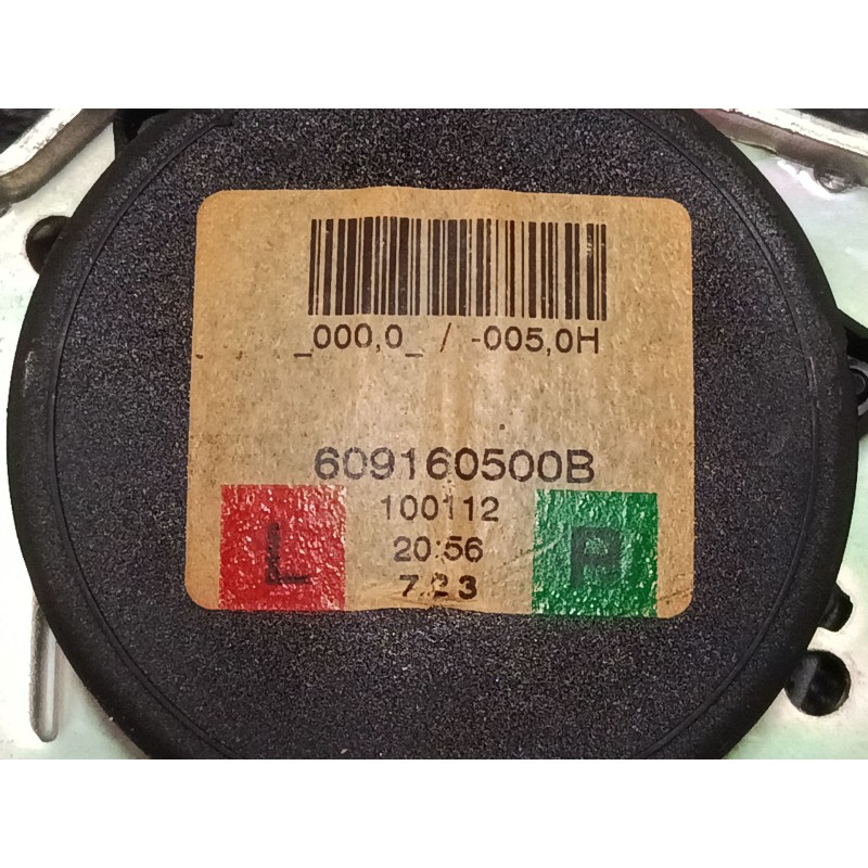 Recambio de cinturon seguridad trasero derecho para opel corsa d (s07) 1.3 cdti (l08, l68) referencia OEM IAM 609160500B  