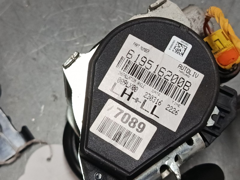 Recambio de cinturon seguridad delantero izquierdo para chevrolet cruze hatchback (j305) 1.8 referencia OEM IAM   