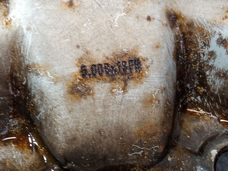 Recambio de llanta chapa 13´´ para peugeot 205 sr referencia OEM IAM   