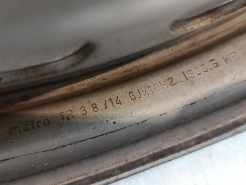 Recambio de llanta chapa 14´´ para fiat doblo cargo (263_) 1.3 d multijet referencia OEM IAM   