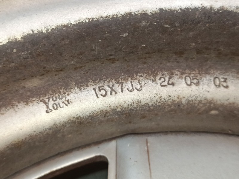 Recambio de llanta chapa 15´´ para ssangyong korando (kj) 2.9 td referencia OEM IAM   