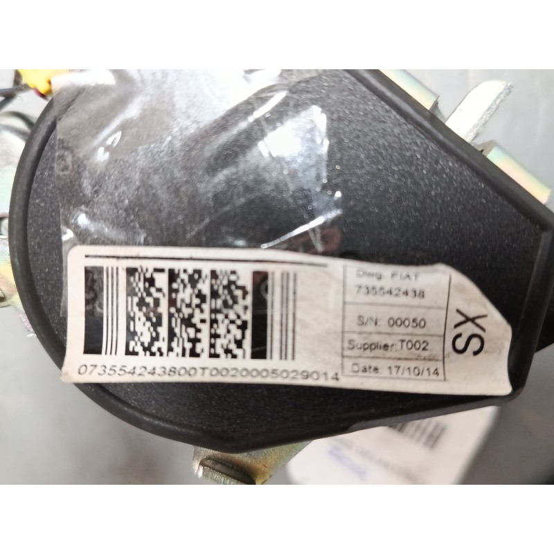 Recambio de cinturon seguridad delantero izquierdo para fiat doblo cargo (263_) 1.3 d multijet referencia OEM IAM 735542438  