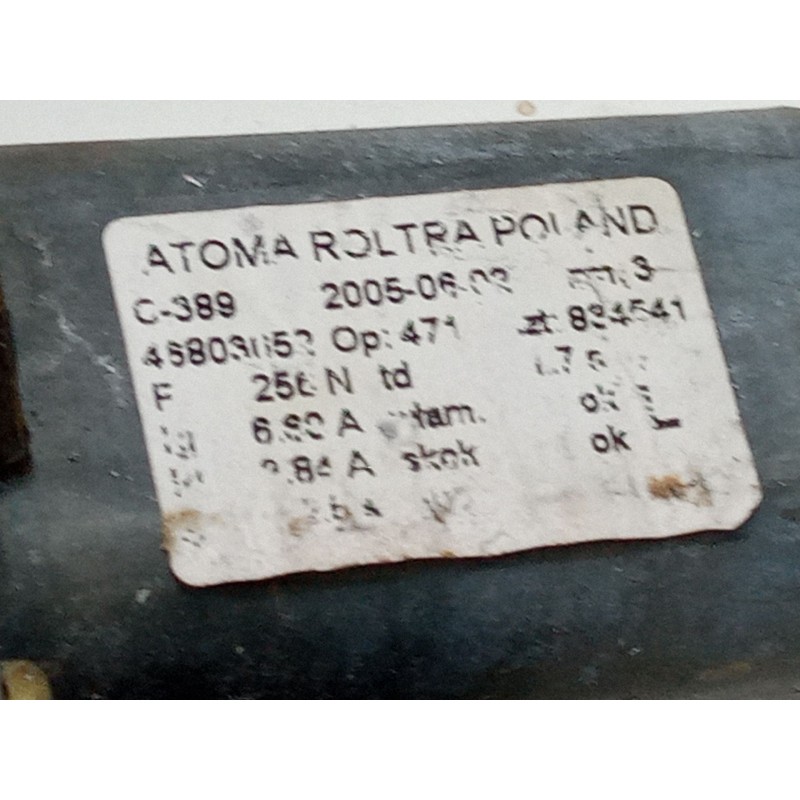Recambio de elevalunas electrico delantero izquierdo para fiat panda / panda classic (169_) 1.3 d multijet (169.axc1a) referenci