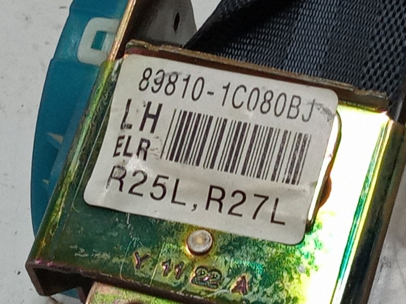 Recambio de cinturon seguridad trasero izquierdo para hyundai getz (tb) 1.5 crdi referencia OEM IAM 898101C080BJ  
