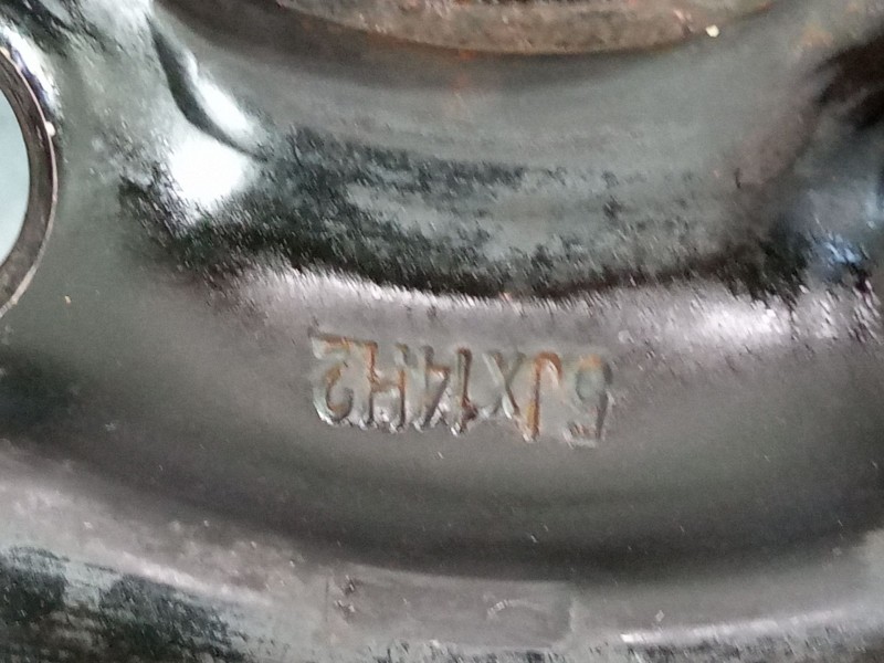 Recambio de llanta chapa 14´´ para volkswagen polo v (6r1, 6c1) 1.2 referencia OEM IAM   