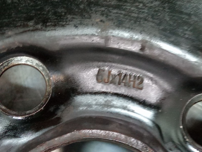 Recambio de llanta chapa 14´´ para volkswagen polo v (6r1, 6c1) 1.2 referencia OEM IAM   