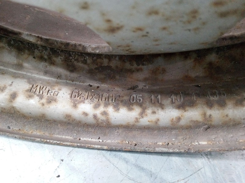 Recambio de llanta chapa 16´´ para dacia duster (hs_) 1.5 dci 4x4 referencia OEM IAM   