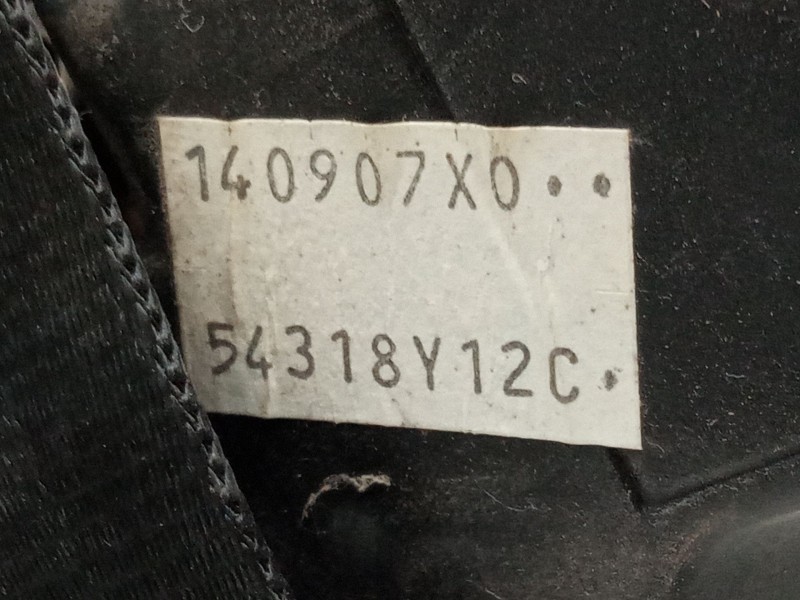 Recambio de cinturon seguridad trasero izquierdo para citroën berlingo / berlingo first monospace (mf_, gjk_, gfk_) 1.6 hdi 75 (