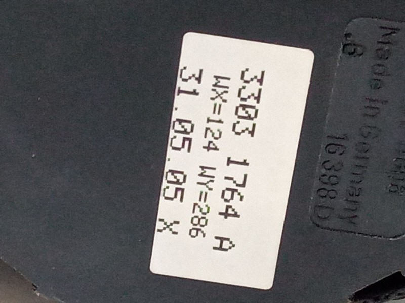 Recambio de cinturon seguridad trasero derecho para fiat panda / panda classic (169_) 1.3 d multijet (169.axc1a) referencia OEM 