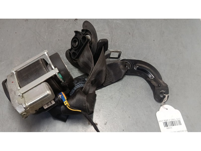 Recambio de cinturon seguridad delantero izquierdo para volkswagen golf plus v (5m1, 521) 1.9 tdi referencia OEM IAM 609629300  