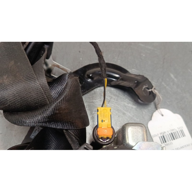 Recambio de cinturon seguridad delantero izquierdo para volkswagen golf plus v (5m1, 521) 1.9 tdi referencia OEM IAM 609629300  