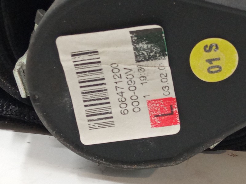 Recambio de cinturon seguridad trasero izquierdo para volkswagen golf v (1k1) 1.9 tdi 4motion referencia OEM IAM 606471200  