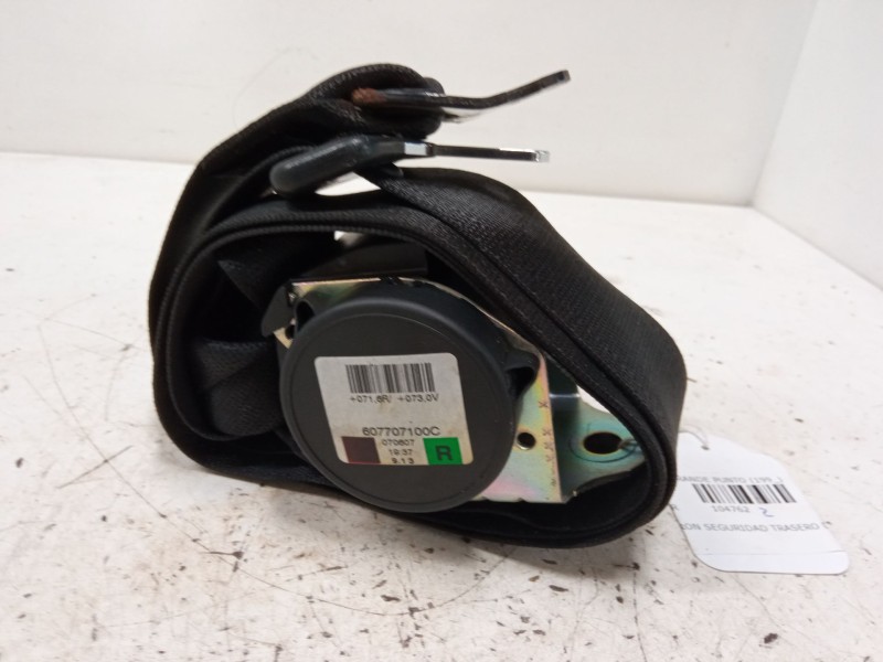 Recambio de cinturon seguridad trasero derecho para fiat grande punto (199_) 1.2 referencia OEM IAM 607707100C  