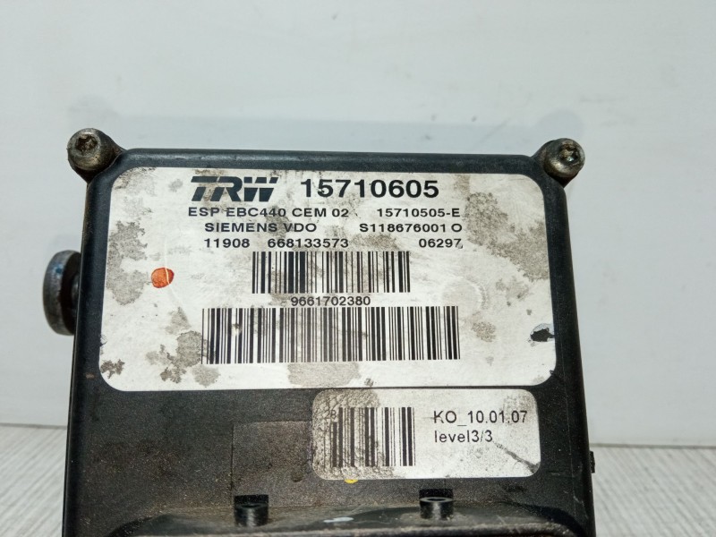 Recambio de abs para peugeot 407 sw (6e_, 6d_) 2.0 hdi 135 referencia OEM IAM 15710605  