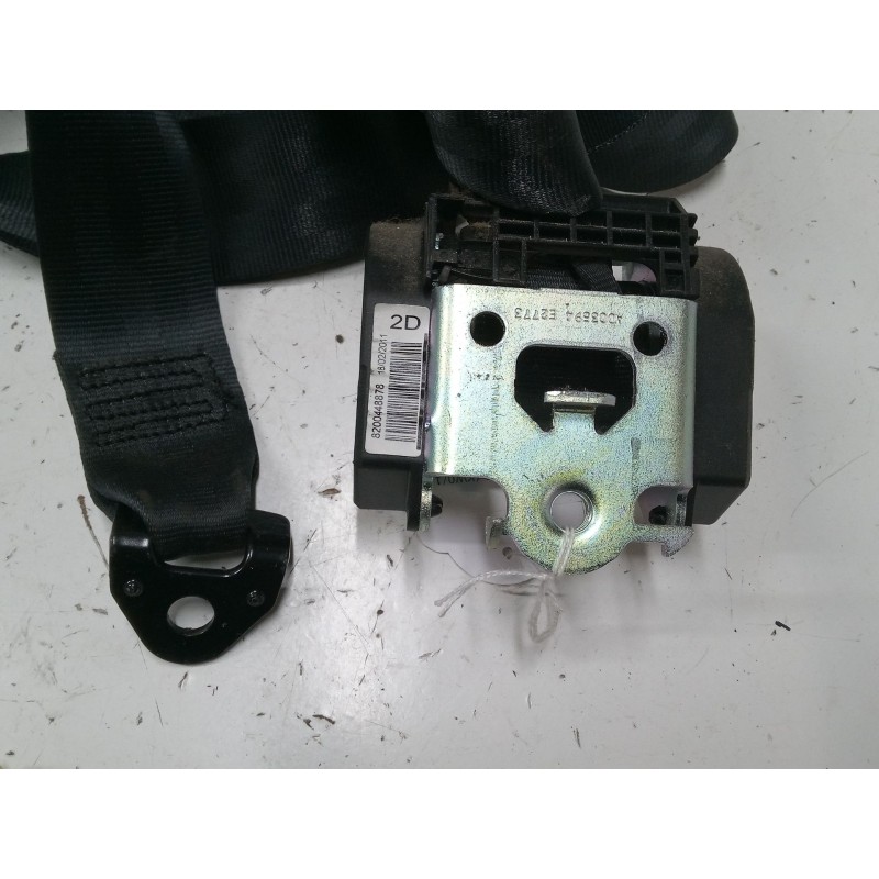 Recambio de cinturon seguridad trasero derecho para renault kangoo be bop (kw0/1_) 1.5 dci 75 referencia OEM IAM 8200448878  