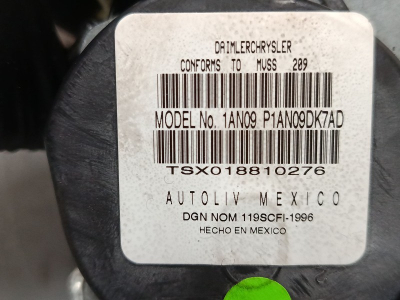 Recambio de cinturon seguridad delantero izquierdo para dodge journey 2.0 crd referencia OEM IAM   