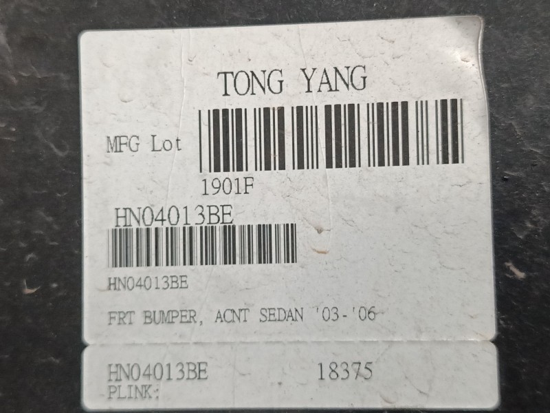 Recambio de paragolpes delantero para hyundai accent ii (lc) 1.3 referencia OEM IAM   