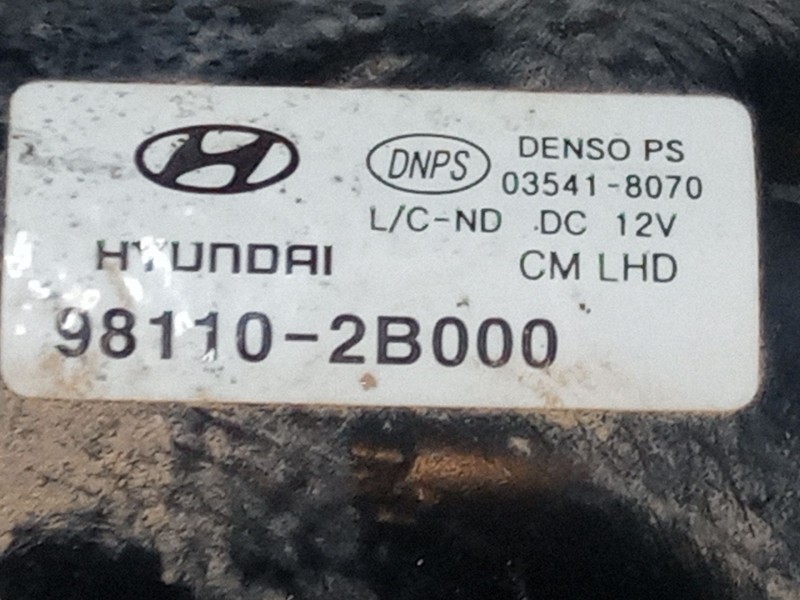 Recambio de motor limpia delantero para hyundai santa fé ii (cm) 2.2 crdi gls referencia OEM IAM 981102B000  