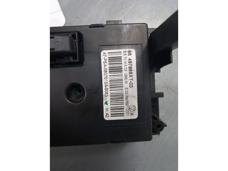 Recambio de mando climatizador para peugeot 207/207+ (wa_, wc_) 1.6 hdi referencia OEM IAM 96497866XT03  