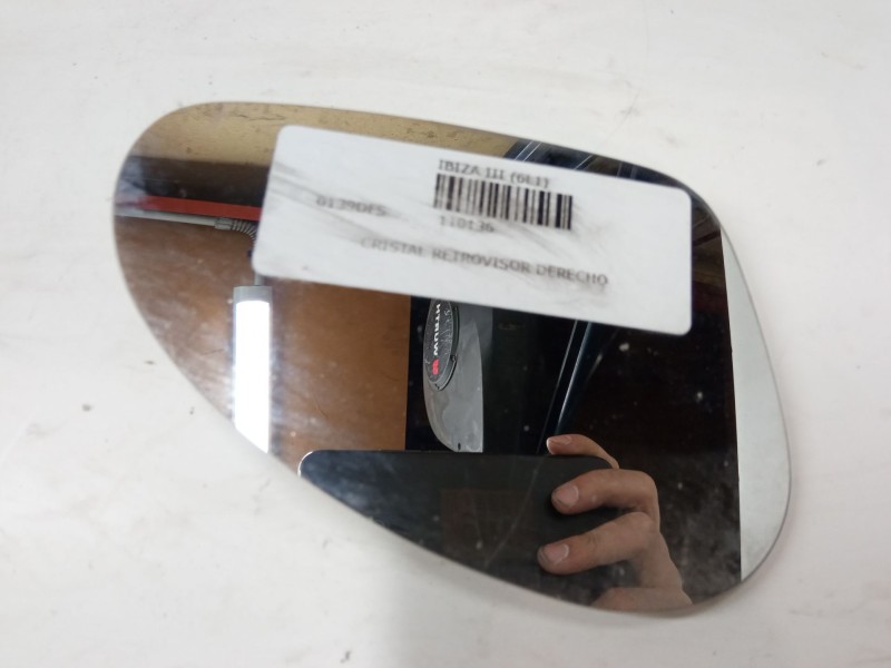 Recambio de cristal retrovisor derecho para seat ibiza iii (6l1) 1.4 16v referencia OEM IAM   