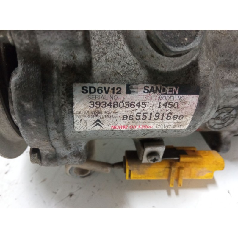 Recambio de compresor a/a para citroën c2 (jm_) 1.4 hdi referencia OEM IAM 9655191680  