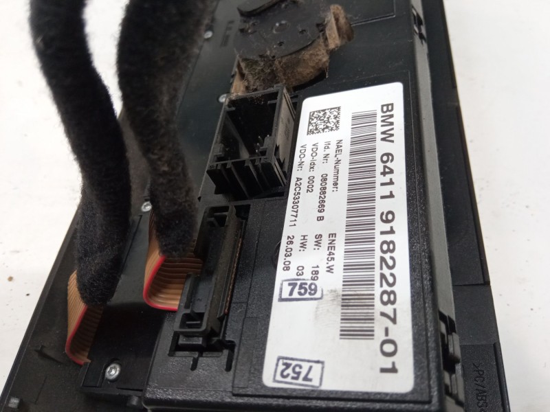 Recambio de mando climatizador para bmw 3 (e90) 320 d referencia OEM IAM 6411918228701  