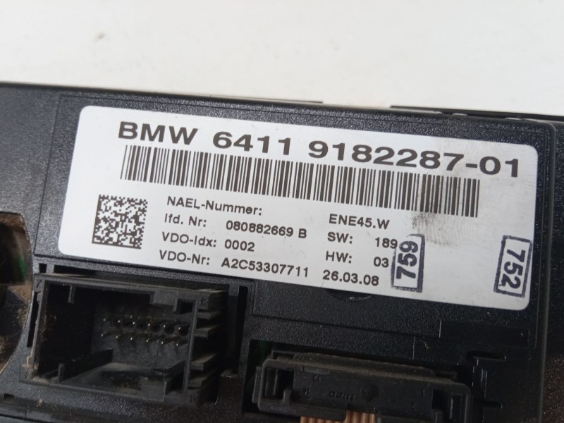 Recambio de mando climatizador para bmw 3 (e90) 320 d referencia OEM IAM 6411918228701  
