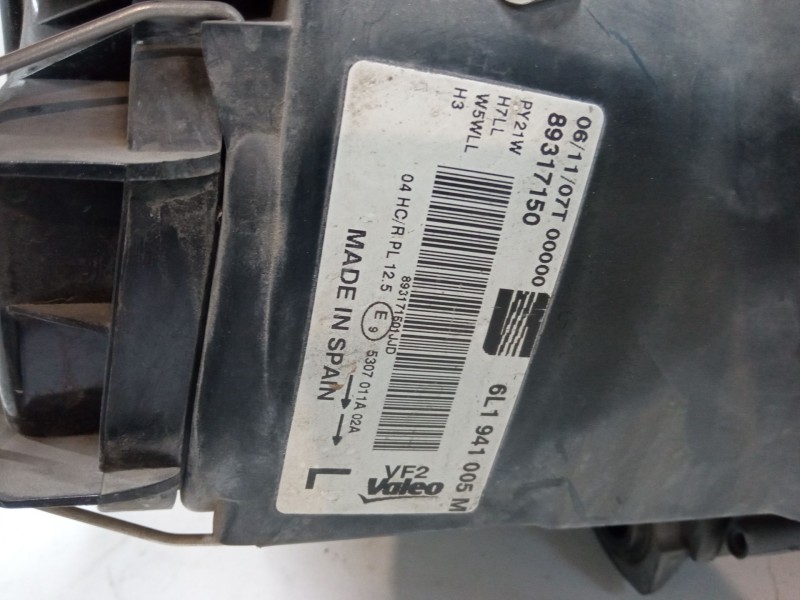 Recambio de faro izquierdo para seat ibiza iii (6l1) 1.4 16v referencia OEM IAM 6L1941005M  