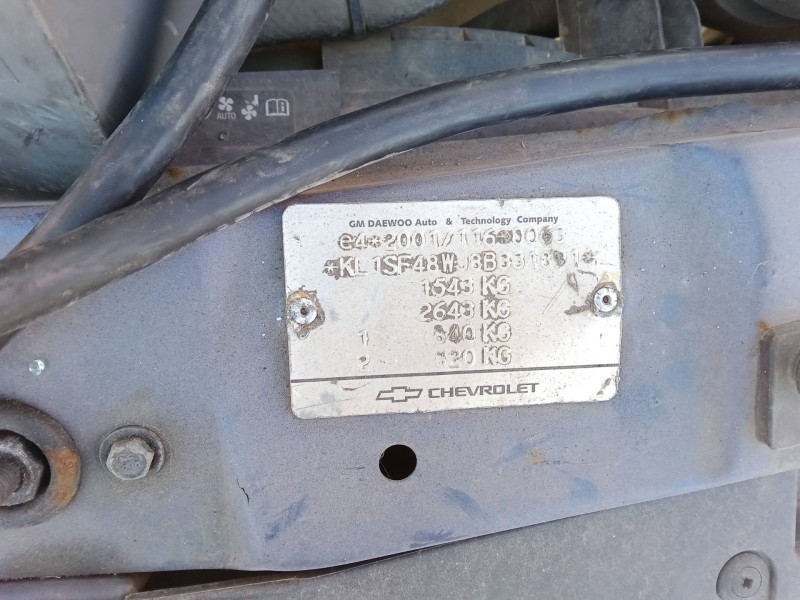 chevrolet aveo / kalos hatchback (t250, t255) del año 2008