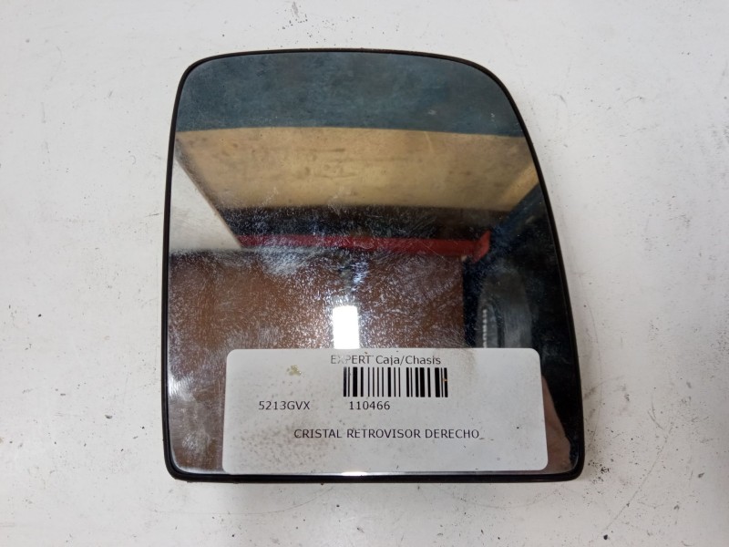 Recambio de cristal retrovisor derecho para peugeot expert caja/chasis 1.6 hdi 90 16v referencia OEM IAM   