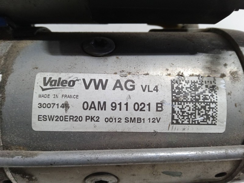 Recambio de motor arranque para skoda yeti (5l) 1.6 tdi referencia OEM IAM 0AM911021B  