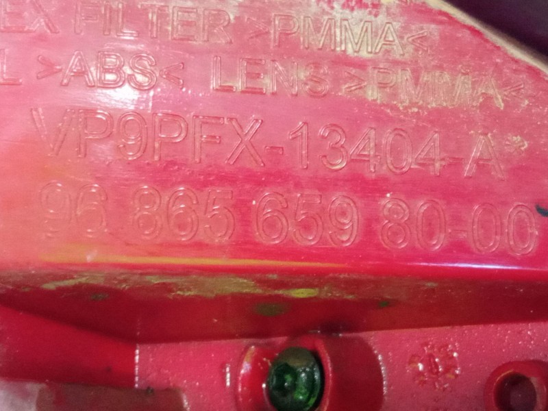 Recambio de piloto trasero derecho para peugeot 207/207+ (wa_, wc_) 1.4 hdi referencia OEM IAM 968656598000  