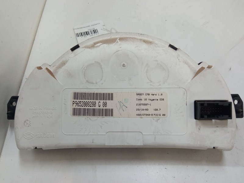 Recambio de cuadro instrumentos para citroën c3 i (fc_, fn_) 1.4 i referencia OEM IAM P9652008280G00  
