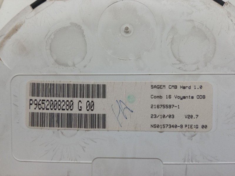 Recambio de cuadro instrumentos para citroën c3 i (fc_, fn_) 1.4 i referencia OEM IAM P9652008280G00  