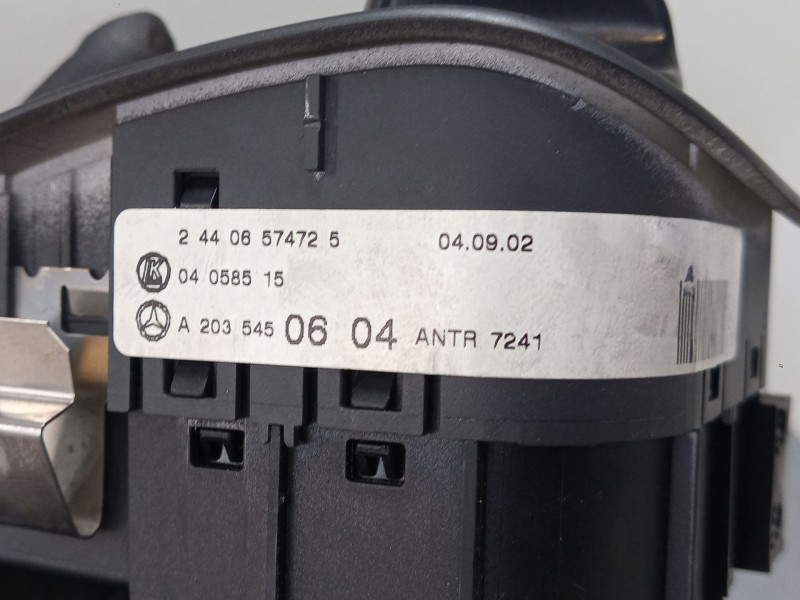 Recambio de conmutador de luces para mercedes-benz clase c (w203) c 200 kompressor (203.042) referencia OEM IAM 24406574725  