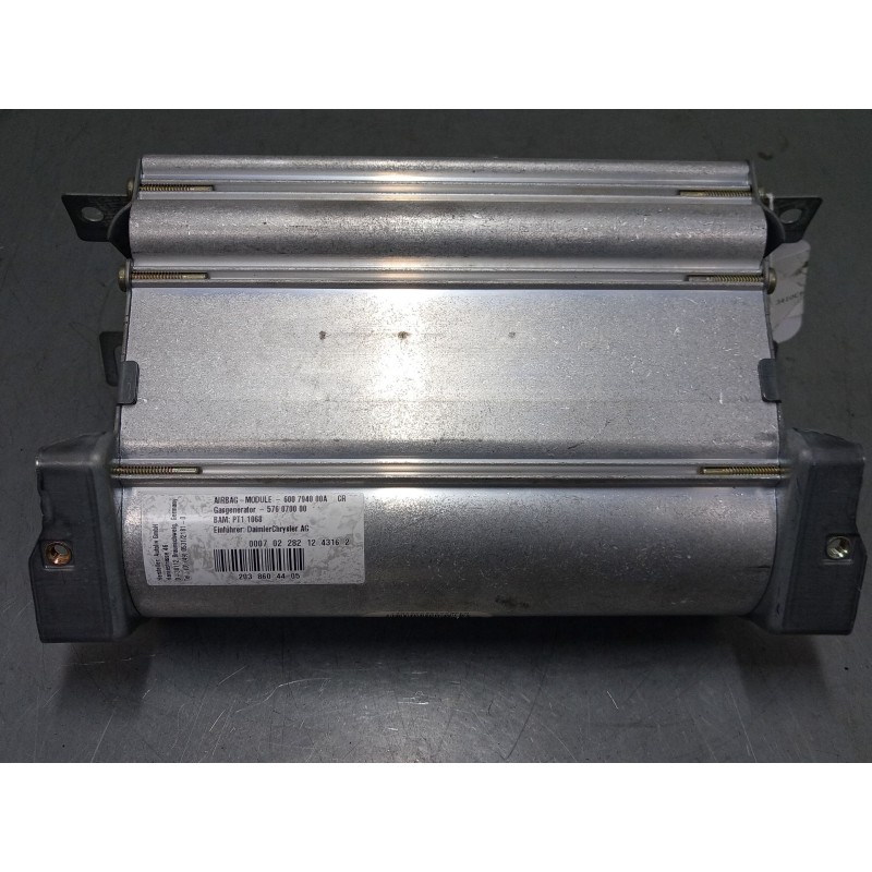 Recambio de airbag salpicadero para mercedes-benz clase c (w203) c 200 kompressor (203.042) referencia OEM IAM 600794000A 576070