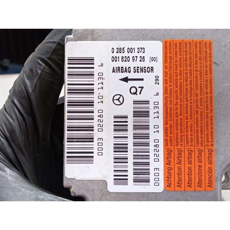 Recambio de centralita airbag para mercedes-benz clase c (w203) c 200 kompressor (203.042) referencia OEM IAM 0285001373 0018209