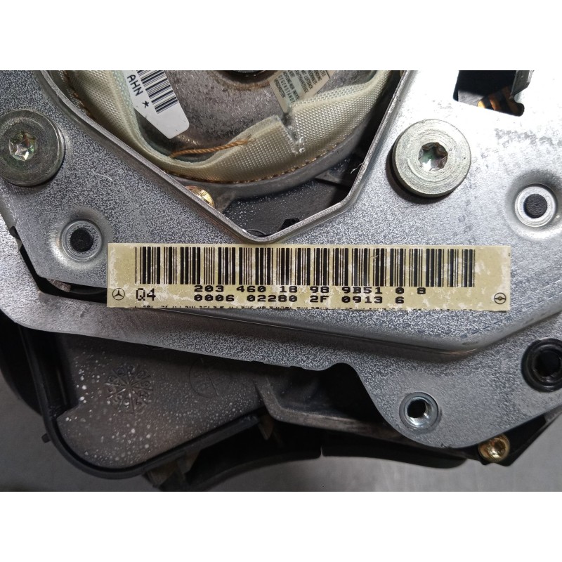 Recambio de airbag volante para mercedes-benz clase c (w203) c 200 kompressor (203.042) referencia OEM IAM 2034601898  