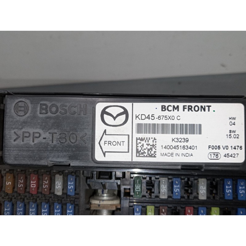 Recambio de caja reles / fusibles para mazda cx-5 (ke, gh) 2.2 d (ke2fw) referencia OEM IAM KD45675X0C  