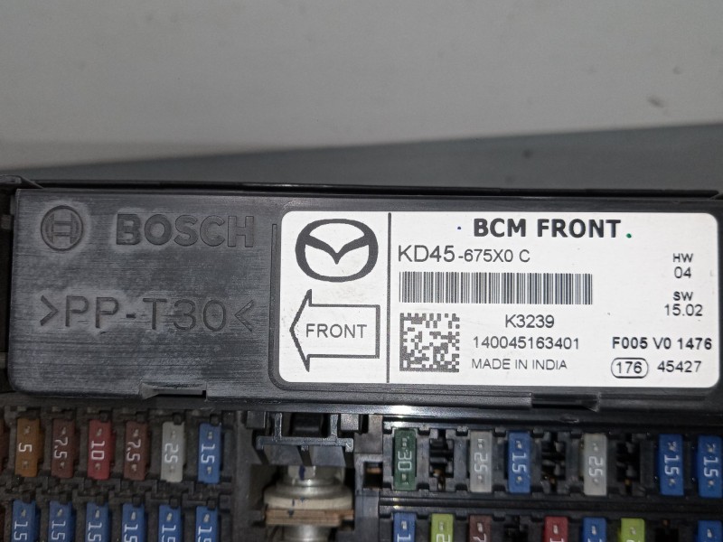 Recambio de caja reles / fusibles para mazda cx-5 (ke, gh) 2.2 d (ke2fw) referencia OEM IAM KD45675X0C  