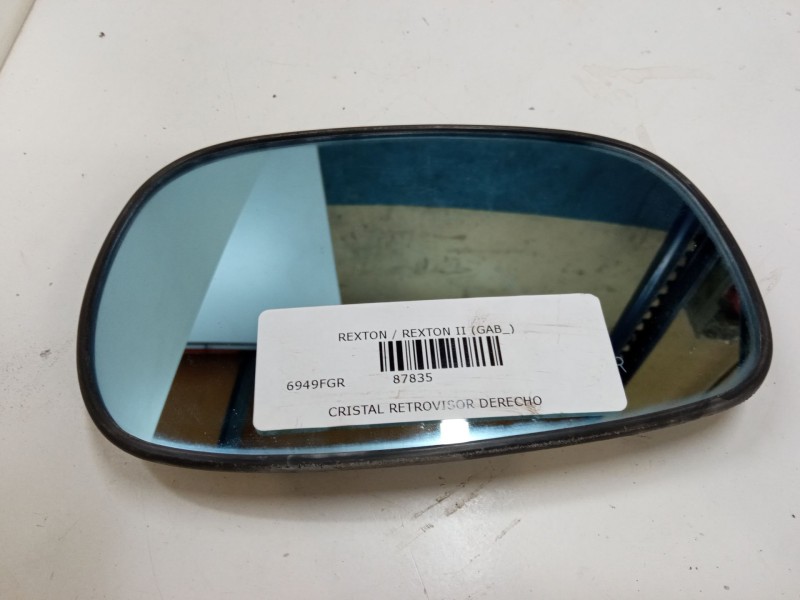 Recambio de cristal retrovisor derecho para ssangyong rexton / rexton ii (gab_) 2.7 xdi referencia OEM IAM   