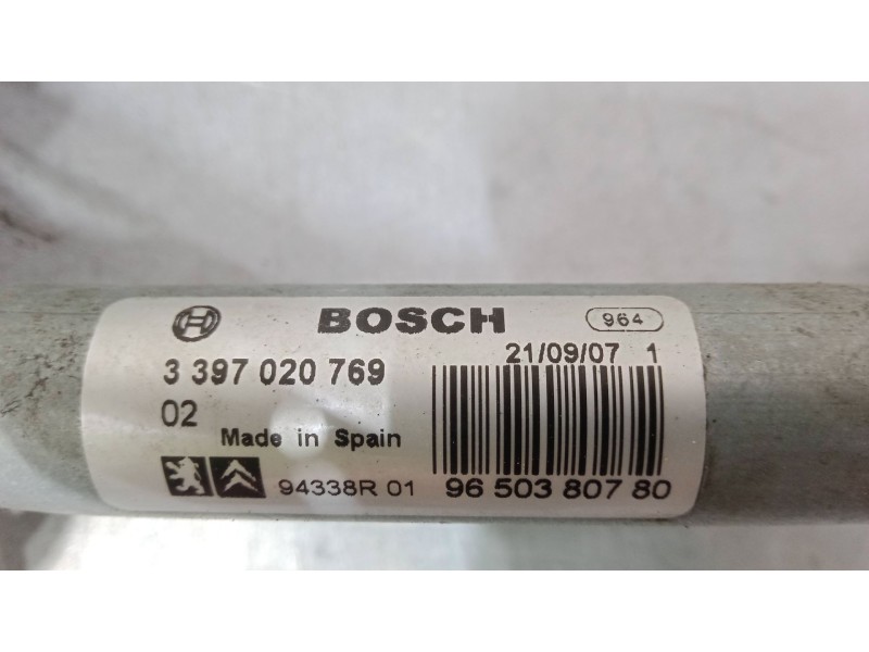 Recambio de motor limpia delantero para peugeot 207 sw (wk_) 1.6 hdi referencia OEM IAM 9650380780  