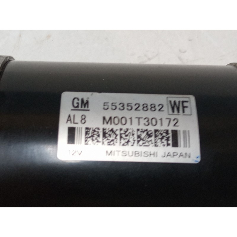 Recambio de motor arranque para opel astra j (p10) 2.0 cdti (68) referencia OEM IAM 55352882 M001T30172 
